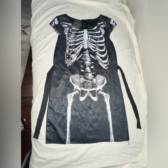 Dresses & Skirts - Women’s Skeleton Dress - Black and White